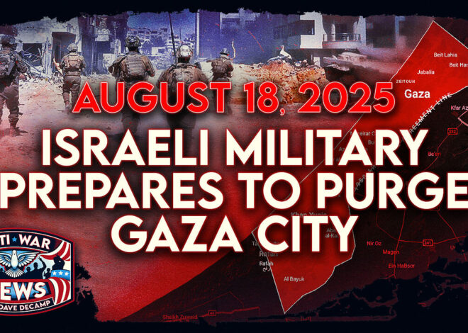 Israeli Military Prepares To Purge Gaza City, Trump To Meet Zelensky After Putin Summit, and More