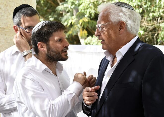 Smotrich Announces Major West Bank Settlement Expansion To ‘Bury the Idea of a Palestinian State’