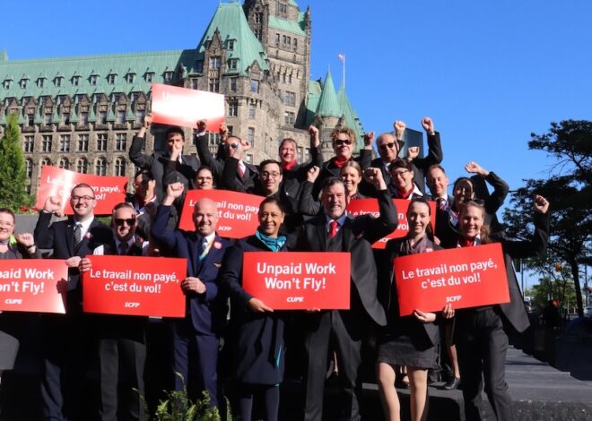 Air Canada Flight Attendants Vote 99.7 Percent to Strike