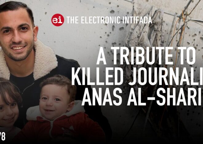 Tribute to assassinated journalist Anas al-Sharif, with Nora Barrows-Friedman