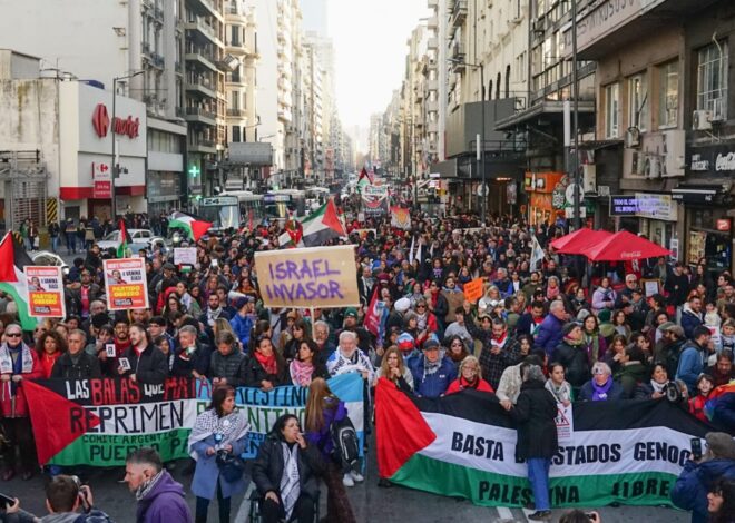 Tens of Thousands March in Argentina’s Largest Protest Against the Genocide in Gaza