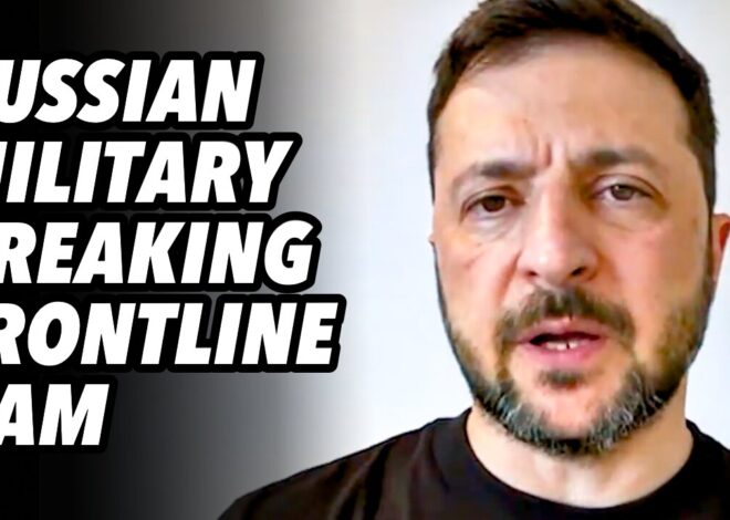 Russian military breaking frontline dam