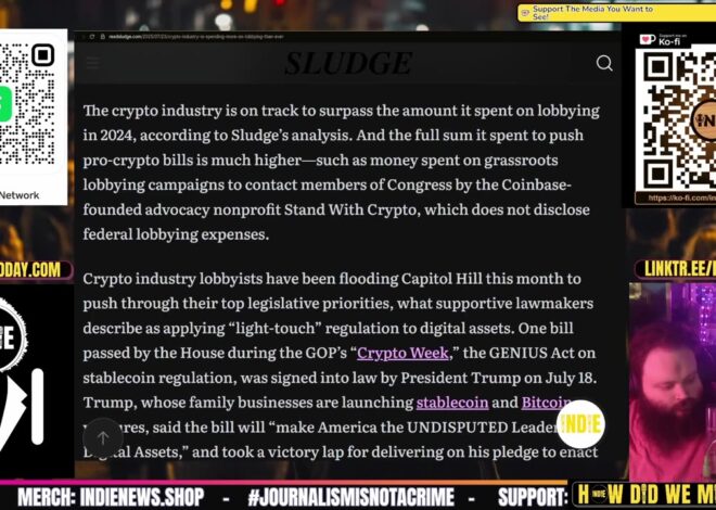Epstein, Crypto, Corruption and Lobbying | @GetIndieNews