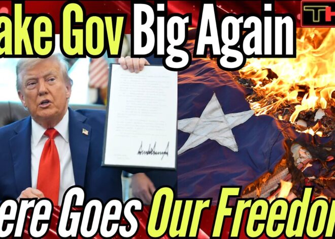 Trump’s US Flag Burning Ban & DC/Chicago Military Deployment Completely DESTROY the 1st Amendment