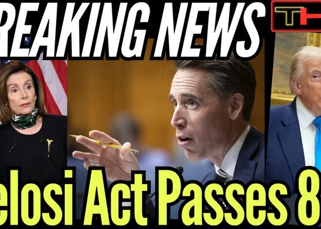 BREAKING NEWS | THE PELOSI ACT (BANS CONGRESSIONAL STOCK TRADING) PASSES OUT OF COMMITTEE, 8-7