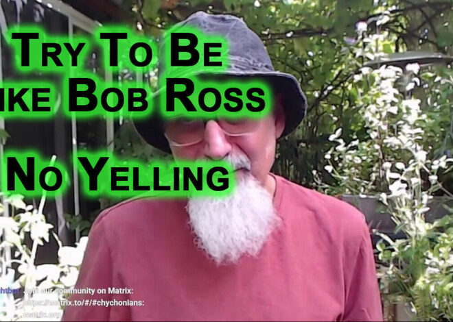 Try To Be Like Bob Ross, No Yelling