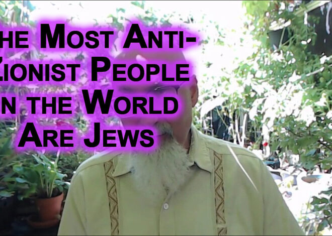 The Most Anti-Zionist People in the World Are Jews, Never Forget This