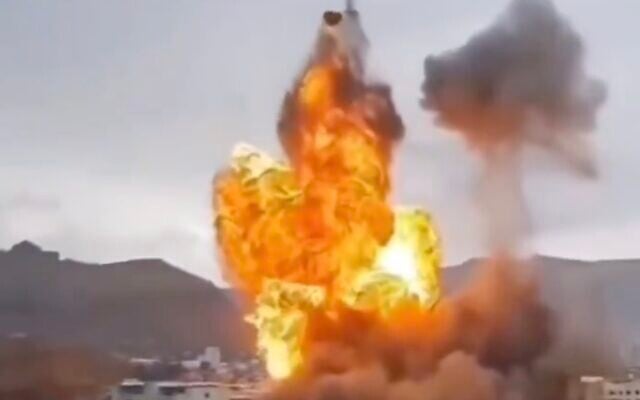 Israeli Military Bombs Yemen’s Capital Sanaa For Second Time This Week