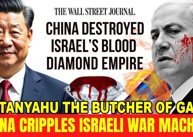 Israel’s Blood Diamonds Funded Its Military – China Made the Whole System Obsolete
