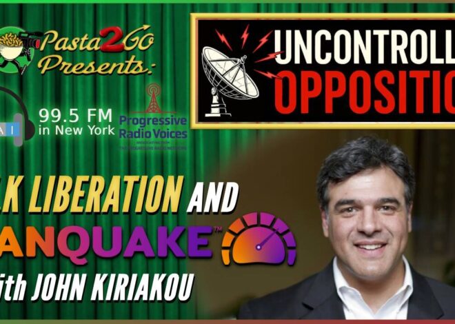 Talk Liberation & Panquake with John Kiriakou – Uncontrolled Opposition recording for WBAI 99.5 fm