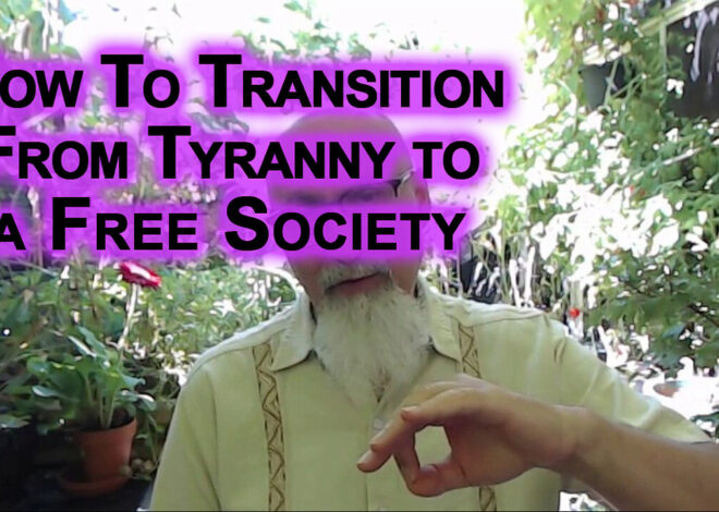 How To Peacefully Transition From a Tyranny to a Free Society: Power Only Allowed To Repeal Laws