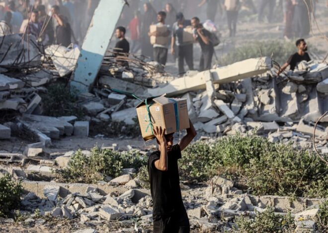 Deadly aid points and desperate hunger defines daily life