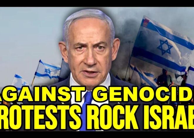 Massive Protests In Israel To End The Genocide