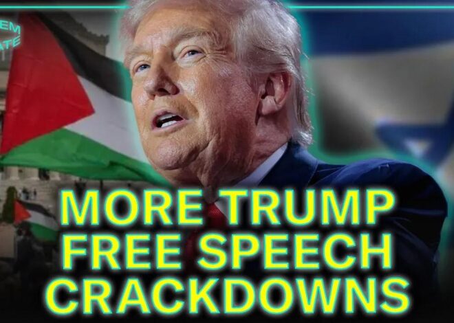 Donald Trump CENSORING Americans Criticizing Genocide