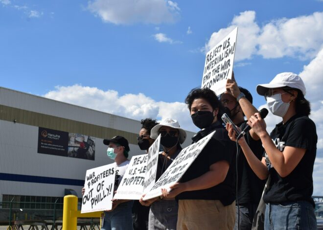 Philly activists oppose U.S.-Republic of Korea war profiteering — Fight Back! News