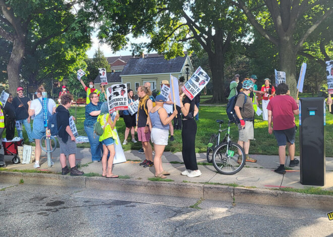 Minneapolis Protest Against ICE, Mayor, and Roof Depot Deal Meddling