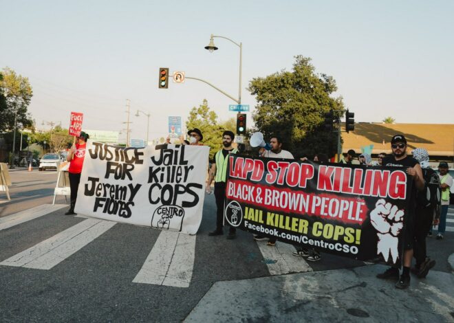 Chicanos from Boyle Heights protest National Night Out event — Fight Back! News