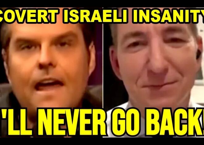 Matt Gaetz INSANE Israel Story – Weirdo BROKE INTO My Hotel Room