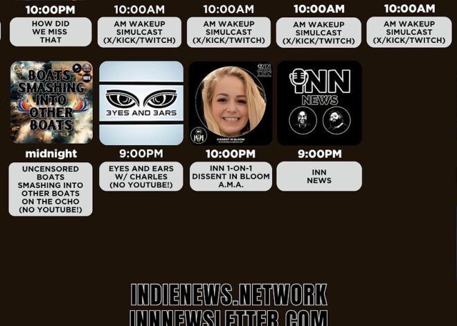 INN This Week 7/26 – 8/1/25 | @GetIndieNews @jesse_jett @IndLeftNews @AngelJRivera08 @ReefBreland @ogbonna_Collin @leftist_news12 @AMWakeup @SlowNewsDayShow @TheIndReview @3yes_3ars @TLAVagabond