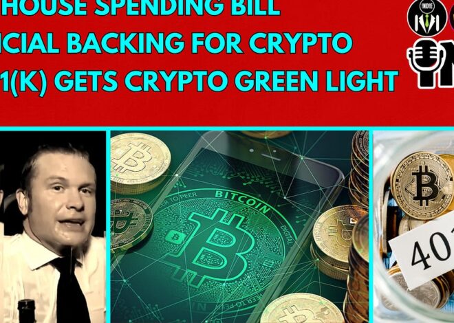 New House Spending Bill, Crypto and 401(k) Creating Financial Crisis Conditions, Lightning Round