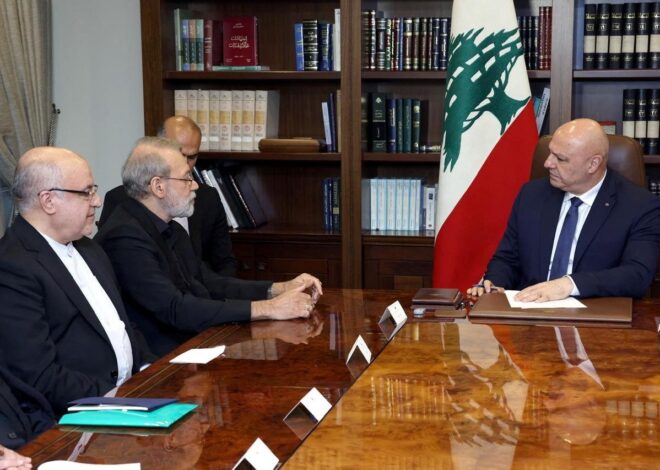 Lebanon President Tells Iran: No Group Permitted to Bear Arms or Have Foreign Backing