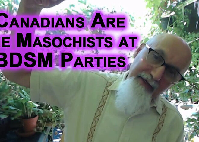 Canadians Are the Masochists at BDSM Parties, Being Dry Penetrated by Government Bureaucrats