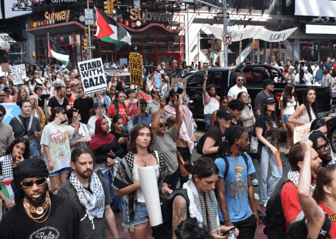 Thousands March in NYC to Demand End to Mass Starvation in Gaza