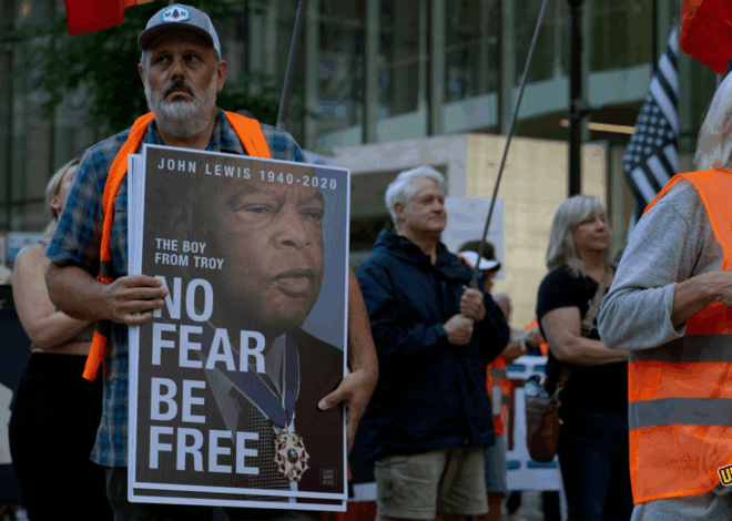 Minneapolis Commemoration of Rep John Lewis Draws Thousands in Honor of ‘Good Trouble’