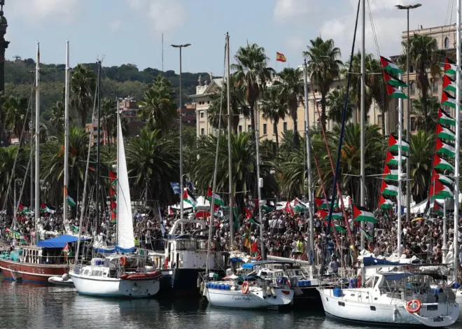 Largest Gaza aid flotilla sets sail as famine deepens