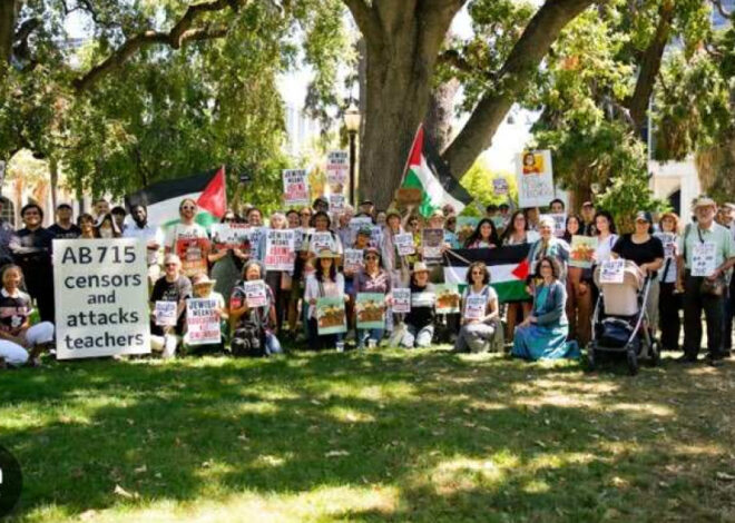CA governor to sign bill curbing teaching of Palestinian history