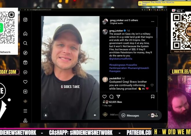 Gaza Flotilla Tracked – Greg Stoker Explains His Why | @HowDidWeMissTha