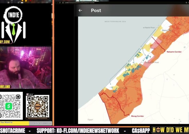 Current Map of Gaza – Gaza City Being Destroyed | @HowDidWeMissTha
