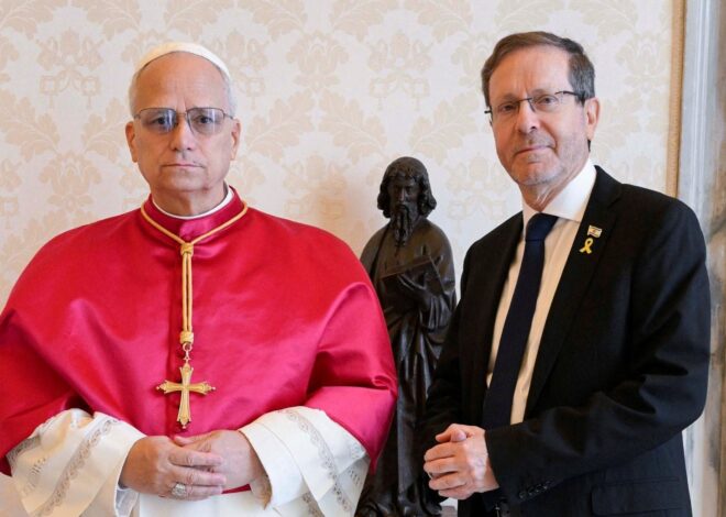 Pope Leo XIV Hosts Israeli President, Urges ‘Permanent’ Gaza Ceasefire