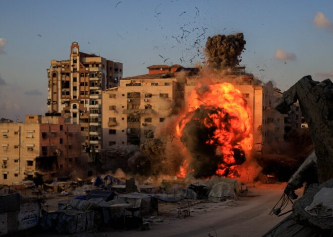 Israel Destroys Another High-Rise Building as It Escalates Offensive in Gaza City