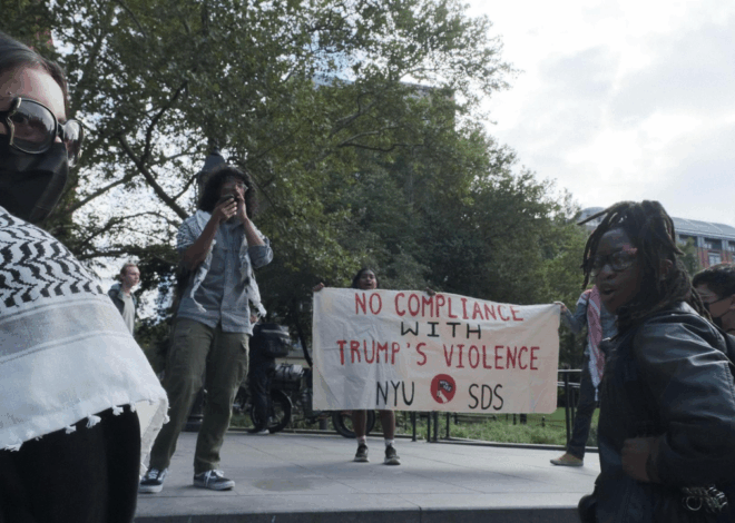 NYU students protest, demand no compliance with Trump’s attacks — Fight Back! News