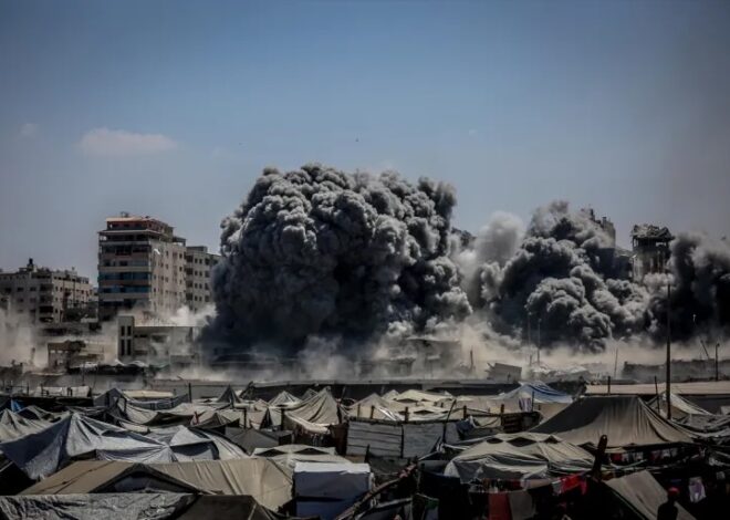 Israel drops explosive bombs on Gaza City homes and tents