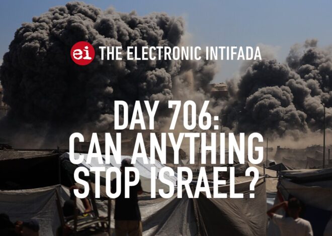 Breaking news and analysis on day 706 of the Gaza genocide | The Electronic Intifada
