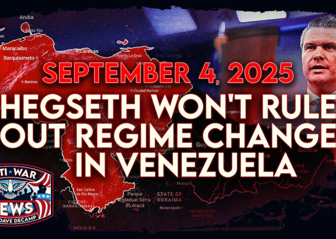 Hegseth Won’t Rule Out Regime Change in Venezuela, Construction at Israel’s Nuke Site, and More