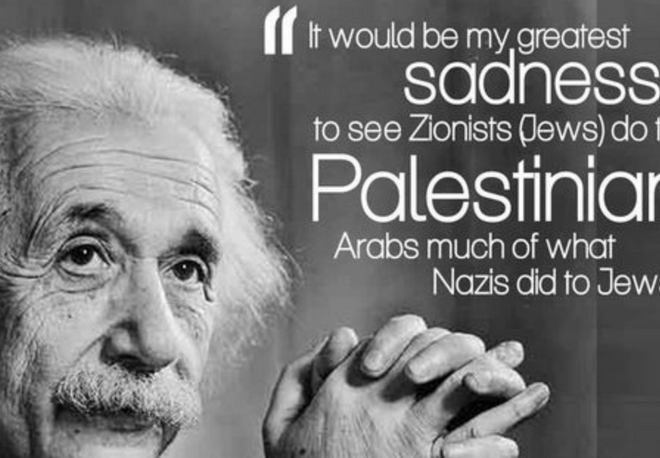 Albert Einstein, Palestine, and Israel Today