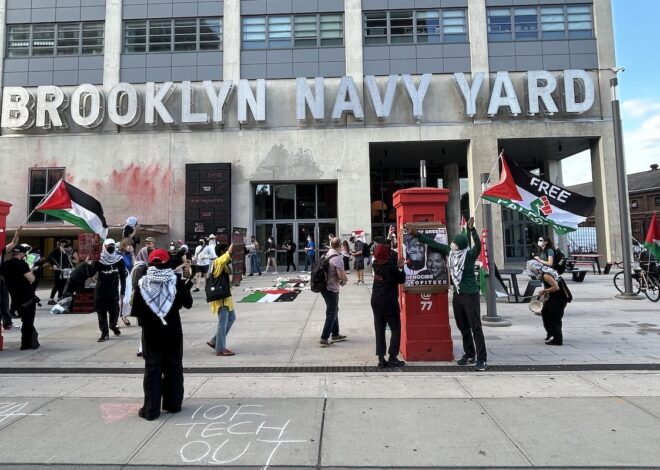 Activists and residents are banding together to force companies complicit in the Gaza genocide out of the Brooklyn Navy Yard – Mondoweiss