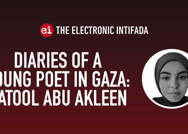 Diaries of a young poet in Gaza: Batool Abu Akleen