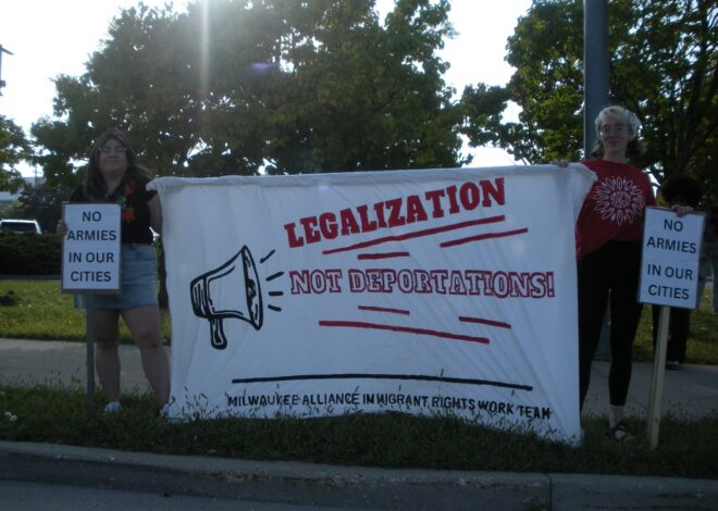 Protesters at Great Lakes Naval Base say ‘No Trump, no Ice!’ — Fight Back! News