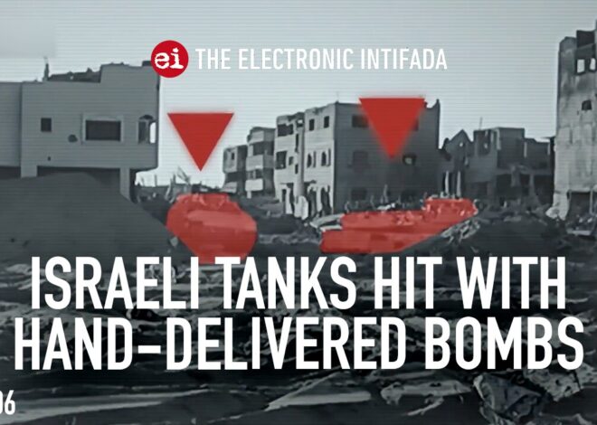 Israeli tanks hit with hand-delivered bombs, with Jon Elmer