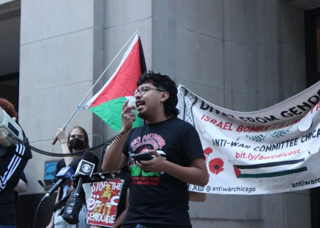 Illinois residents demand the state divest from genocide of Palestinians  — Fight Back! News