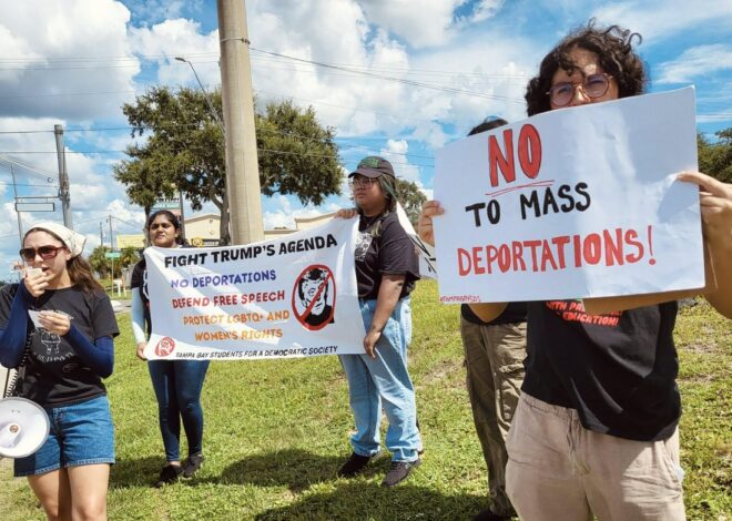 Tampa students protest against Trump’s agenda — Fight Back! News
