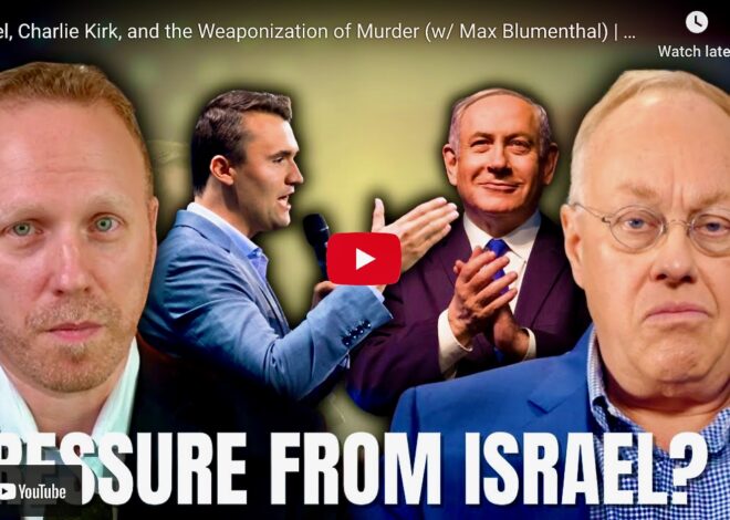 Israel, Kirk, & the Coming Repression – Consortium News