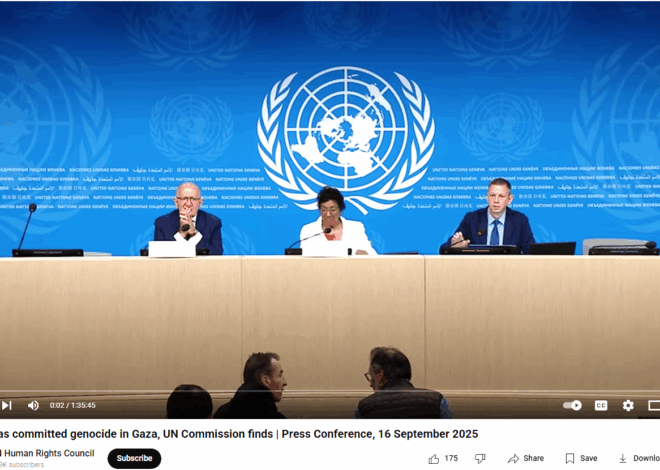 Independent Probe for UN Says Israel Commits Genocide – Consortium News