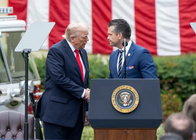 Trump To Attend Hegseth’s Meeting of Hundreds of Generals and Admirals