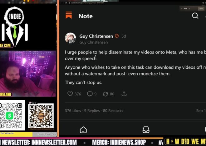 Coordinated SMEAR CAMPAIGN Against Video Creator & Activist Guy Christensen by Zionists