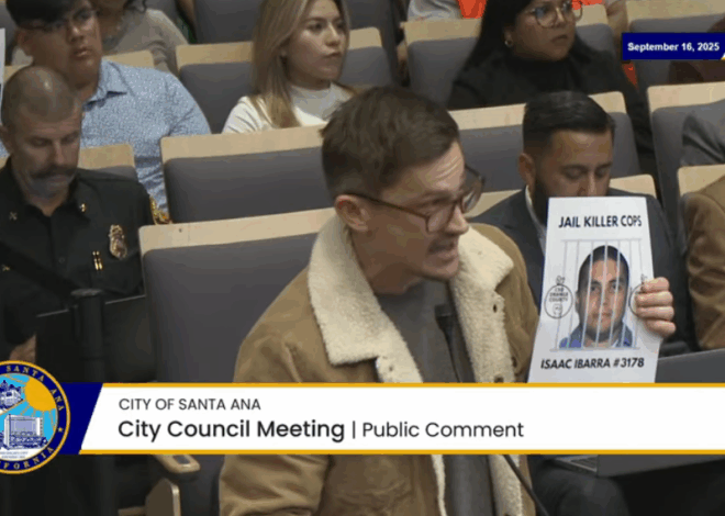 Santa Ana demands independent police oversight and justice for Noe Rodriguez at city council meeting — Fight Back! News